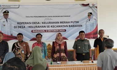 Fasilitas Pengembangan Usaha Ekonomi Masyarakat Melalui Koperasi Desa/Kelurahan Merah Putih Se- Kecamatan Bababan.